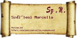Szélesi Marcella névjegykártya